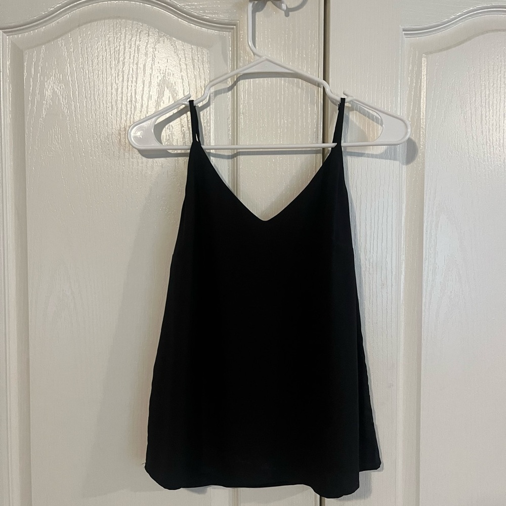 A New Day Black Sleeveless Camisole Top